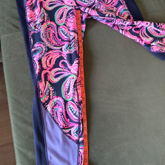 Lilly Pulitzer UPF 50+ LUXLETIC 24" Weekender High Rise Midi Legging XXL - Picture 6 of 12